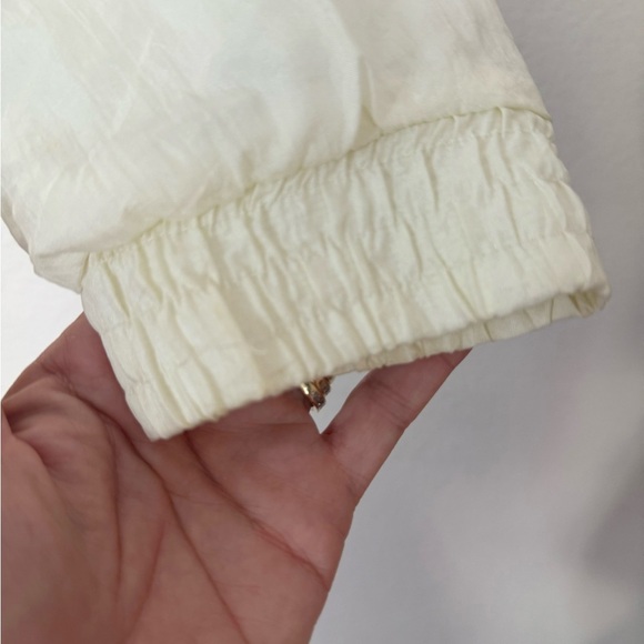 Rare Vintage Tommy Hilfiger White Windbreaker Jacket Anorak hood Size Large - Picture 3 of 11